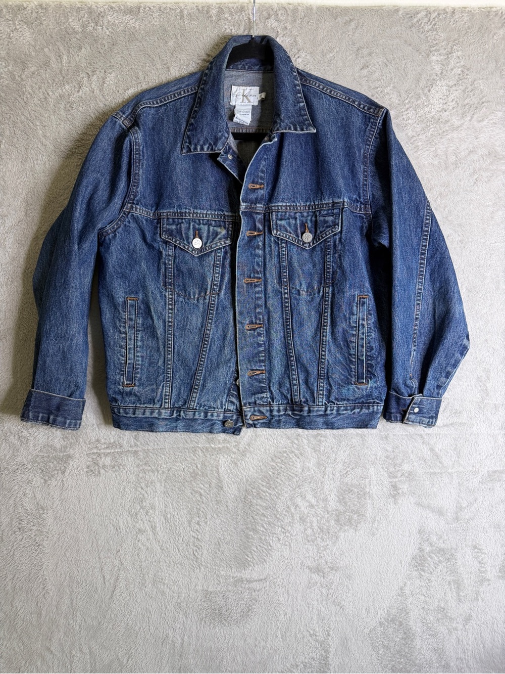 Vintage 90’s Calvin Klein Classic Blue Denim Jacket - M unisex